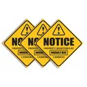 Moultrie Trail Camera Surveillance Signs (3-pack) - Moultrie