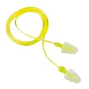 Peltor Sport Tri-Flange Corded Reusable Earplugs Neon Yellow 3 pair/pk - Peltor