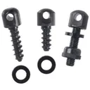 Outdoor Connection Swivel Base, 3-Piece Screw Set - Black - Outdoor-Connection