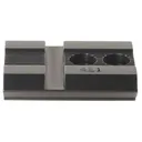 Weaver Standard Top Mount Aluminum Scope Base - Matte - #421M - Remington 7 W/4 Hole - Weaver Scope Mounts