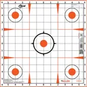 Allen EZ AIM Paper Targets Sight-In Grid 12x12 -12/ct - Allen