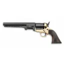 Pietta 1851 Navy Brass Frame Walnut Grips - .44 cal 7-1/2" - Pietta
