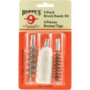 Hoppe's 3-Pack Brush/Swab Kit 12 ga - Hoppes