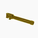 Rival Arms V1 Gold Threaded Barrel for Glock Model 17 Gen5 - Rival-Arms