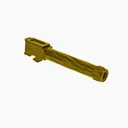 Rival Arms V1 Threaded Gold Barrel for Glock Model 19 Gen3/4 - Rival-Arms