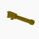 Rival Arms V1 Gold Threaded Barrel for Glock Model 43/43X - Rival-Arms