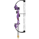 Bear Archery Compound Youth Bow Brave 25lb Right Hand Purple - Bear-Archery