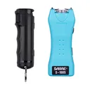 Sabre Pepper Spray and 2-in-1 Stun Gun Multi-Range Protection Pack Black Teal - Sabre