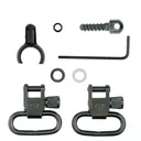 Grovtec Two Piece Barrel Band Swivel Sets .585 - .635 Diameter Black 2/ct - Grovtec