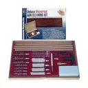 DAC Technologies Universal 35-Piece Deluxe Cleaning Kit - Wooden Case - Dac-Technologies