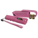 Personal Security ZAP Stick Stun Gun with Light & Case - 800,000 Volt Pink - Zap