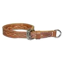 Omnipet Leather Force Collar 1.25" x 27" Brown - Omnipet