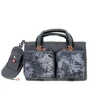 G-Outdoors Double Pistol Range Bag with Mag Storage and Glasses Case Grey - G-Outdoors
