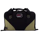 G-Outdoors Large Memory Foam Case with Magazine Back Pockets- Green/Black - G-Outdoors