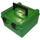 MTM Deluxe R-100 Series Rifle Ammo Box 100 Rounds Green - MTM Case-gard