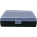 Berry's Mfg #008 (.40/45 ACP/10mm) Box Black w/Clear Lid - 100rd - Natchez Shooting & Outdoors