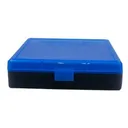 Berry's Ammo Box #008 - .40 S&W/.45 cal 100/rd Blue/Black - Berry-S-Mfg