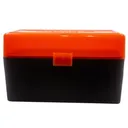 Berry's Ammo Box #409 - .243/.308 cal 50/rd Hunter Orange/Black - Berry-S-Mfg
