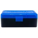 Berry's Ammo Box #404 - .22 Horn./.30 Carb. 50/rd Blue/Black - Berry-S-Mfg