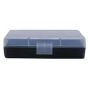 Berry's Ammo Box #401 - .380 cal/9mm 50/rd Clear/Black - Berry-S-Mfg