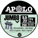 Hatsan Apolo Jumbo Air Rifle Pellets 22 Cal 22 gr 250/ct - Hatsan-Usa