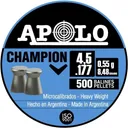 Hatsan Apolo Champion Air Rifle Pellets 177 Cal 8.48 gr 500/ct - Hatsan-Usa