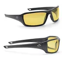 Walker's IKON Forge Shooting Glasses Black with Amber Lens - Walker-S