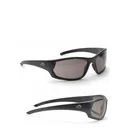Walker's Vector Full Frame Shooting Glasses Black with Smoke Lens with Case - Walker-S