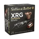 Sellier & Bellot XRG Defense Handgun Ammunition .45 ACP 165gr HP 1148 fps 25/ct - Sellier-Bellot