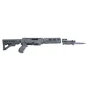 ProMag ARCHANGEL AA556R adjustable six-position stock - Black with Bayonet - Promag