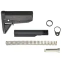 Bravo Company Model 0 Stock Kit Receiver Extension Quick Detach End Plate Lock Nut Action Spring  Carbine Buffer Black Finish BCM-GFSK-MOD-0-BLK - Bravo-Company