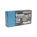 Aguila Handgun Ammunition 9mm Luger 124 gr JHP 1130 fps 50/ct - Aguila