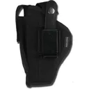 Bulldog Extreme Handgun Holster with Belt Loop and Clip for 1911 Style with Up to 5" Barrel Black Ambi - Bulldog