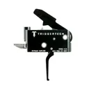TriggerTech AR15 Black Adaptable Flat Trigger 2 Stage Adjustable - Triggertech