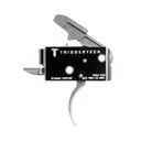 TriggerTech AR15 Competitive Curved Trigger 2 Stage Stainless Steel/Black - TriggerTech