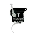 TriggerTech Rem 700 Primary Curved Trigger Single Stage Stainless Steel/Black - Triggertech