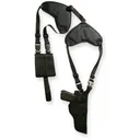 Bulldog Deluxe Shoulder Holster for Compact Auto 2.5" - 3.75" Barrels Black Ambi - Bulldog