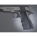 Hogue Colt Government Grips .45, 1911 Rubber Grips with Finger Grooves - Black - Hogue