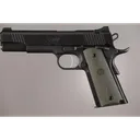 Hogue Colt Government Grips .45, 1911 Rubber Grips Panels, Checkered with Diamonds - OD Green - Hogue