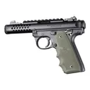 Ruger 22/45 MKIV Rubber Grip with Finger Grooves OD Green - Hogue