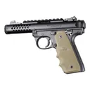 Ruger 22/45 MKIV Rubber Grip with Finger Grooves Flat Dark Earth - Hogue