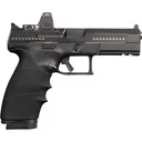 Hogue HandAll Beavertail Grip Sleeve CZ P-10 Full Size 9mm - Black - Natchez Shooting & Outdoors