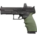 Hogue HandAll Beavertail Grip Sleeve CZ P-10 Full Size 9mm - OD Green - Natchez Shooting & Outdoors