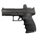 Hogue HandAll Beavertail Grip Sleeve CZ P-10 Compact 9mm - Black - Natchez Shooting & Outdoors