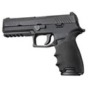 Hogue HandAll Beavertail Grip Sleeve Sig Sauer P320 Black - Hogue