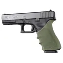 Hogue HandAll Beavertail Grip Sleeve Glock 17, G17 MOS, G17L, G22, G35, G35 MOS, G34, G34 MOS, G31, G37 Gen 3-4 OD Green - Hogue