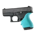 Hogue HandAll Beavertail Grip Sleeve for Glock 42, 43-Aqua - Hogue