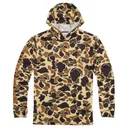 Browning Hooded Long Sleeve Tech Shirt Vintage Tan Camo 2XL - Browning-Clothing