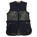 Bob Allen Full Mesh Dual Pad Shooting Vest Navy Blue L - Bob-Allen
