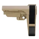 SB Tactical SBA3 Pistol Stabilizing Brace 5-Position Adjustable FDE - Sb-Tactical